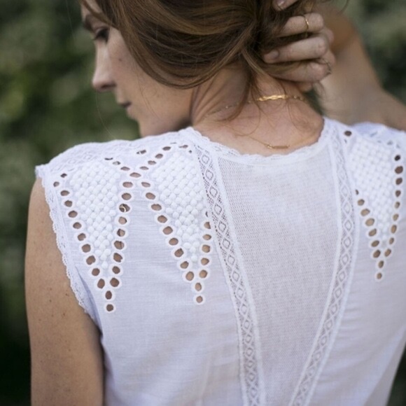 Ulla Johnson Coralie Eyelet White Dress size 2 - Picture 5 of 16